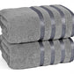 Luxury 500 GSM Viscose Towel-Towel Set-Weave Essentials-2x Bath Towels-Charcoal Grey-Weave Essentials