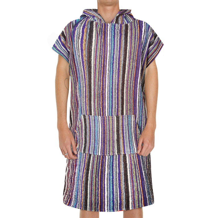 COTTON BEACH PONCHO TOWEL WITH POCKETS
