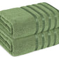 2 Pc ultrasoft and quick dry viscose bath sheet set | Eco-friendly and skin-friendly made of 100% Cotton | 2 bath sheets 90x180cm / 35x70inch-Towel Set-Weave Essentials-2x Jumbo Bath Sheet-Sage Green-Weave Essentials
