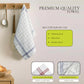 10 BASICS COTTON TEA TOWELS FOR KITCHEN WITH HANGING LOOP-Kitchen Tea Towel-Weave Essentials-Weave Essentials