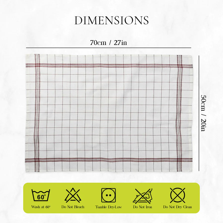 Tea towel measurements deals