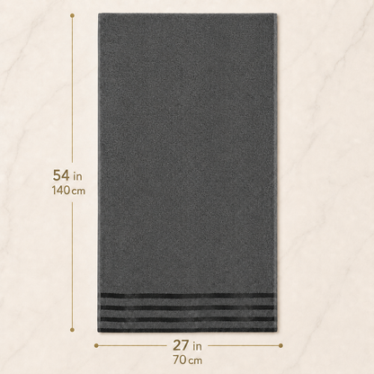 4-Pack Viscose Bath Towels - Soft, Quick-Dry, 70x140cm