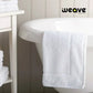 LUXURY COTTON BATH MATS: PACK OF 2- PURE WHITE-Bath Mats-Weave Essentials-White-Weave Essentials