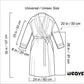 WHITE UNISEX LINT FREE HOTEL BATHROBE-Robes-Weave Essentials-White-Weave Essentials