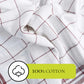 10 BASICS COTTON TEA TOWELS FOR KITCHEN WITH HANGING LOOP-Kitchen Tea Towel-Weave Essentials-Weave Essentials