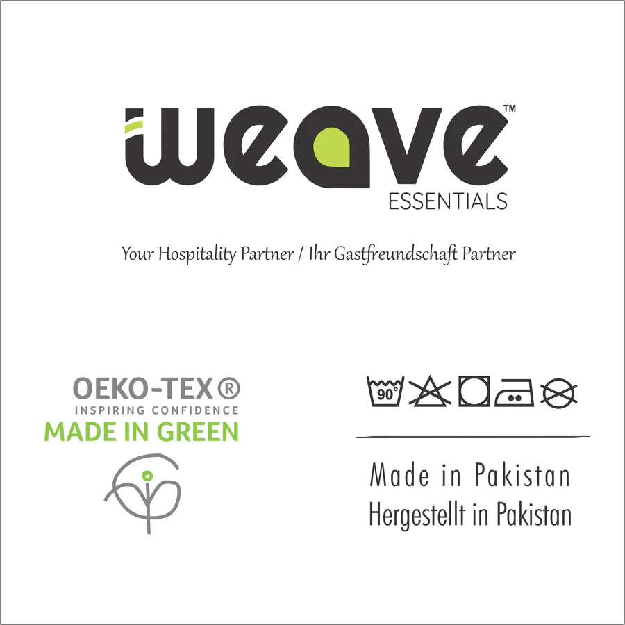 LUXURY COTTON BATH MATS: PACK OF 2- PURE WHITE-Bath Mats-Weave Essentials-White-Weave Essentials