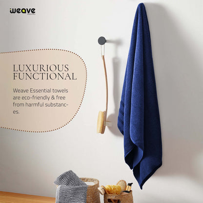 2-Pack Jumbo Viscose Bath Sheets - Ultra Soft, Quick-Dry, 90x180cm