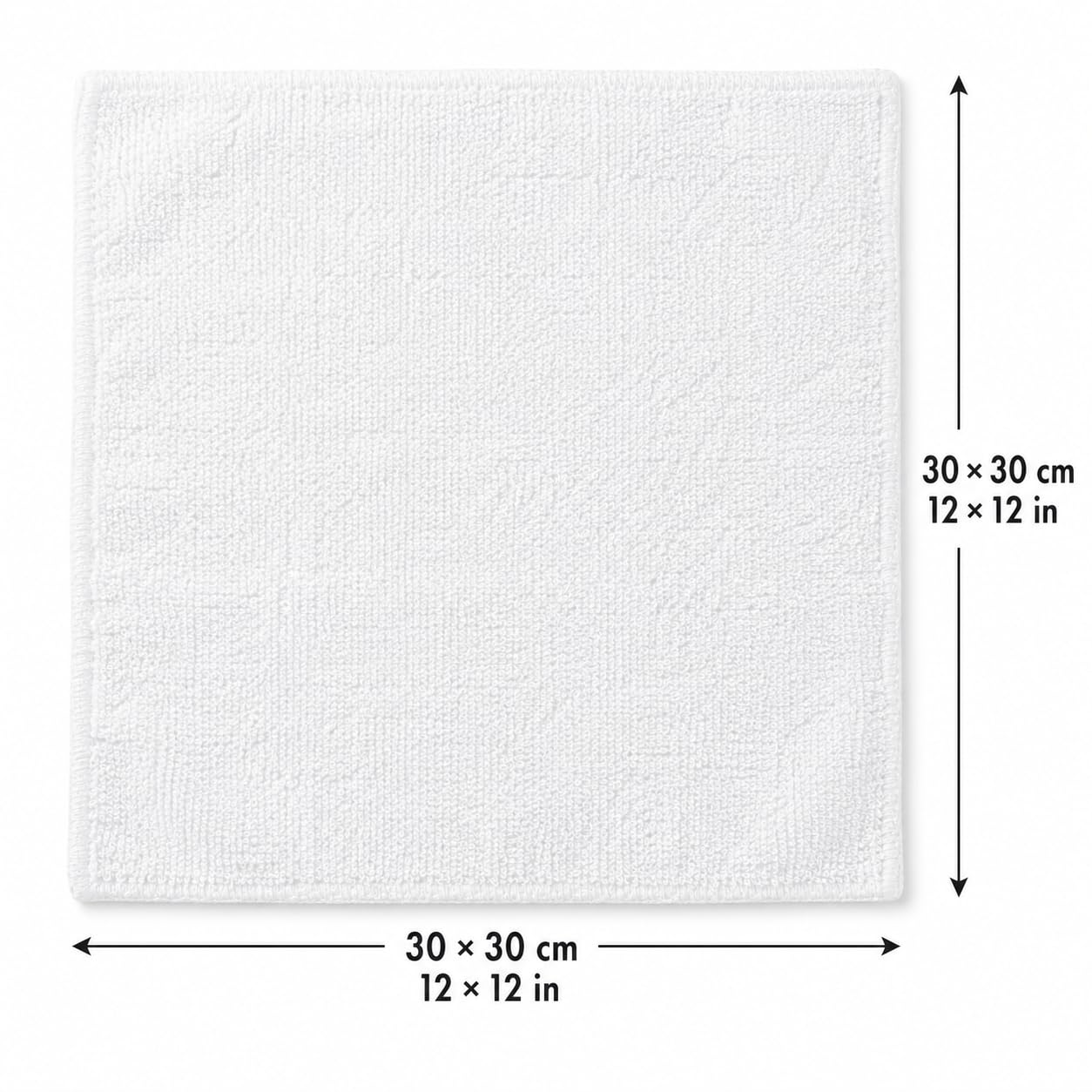 24-Pack Cotton Face Cloths - Soft, Absorbent Flannel Washcloths