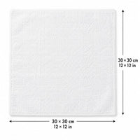 24-Pack Cotton Face Cloths - Soft, Absorbent Flannel Washcloths