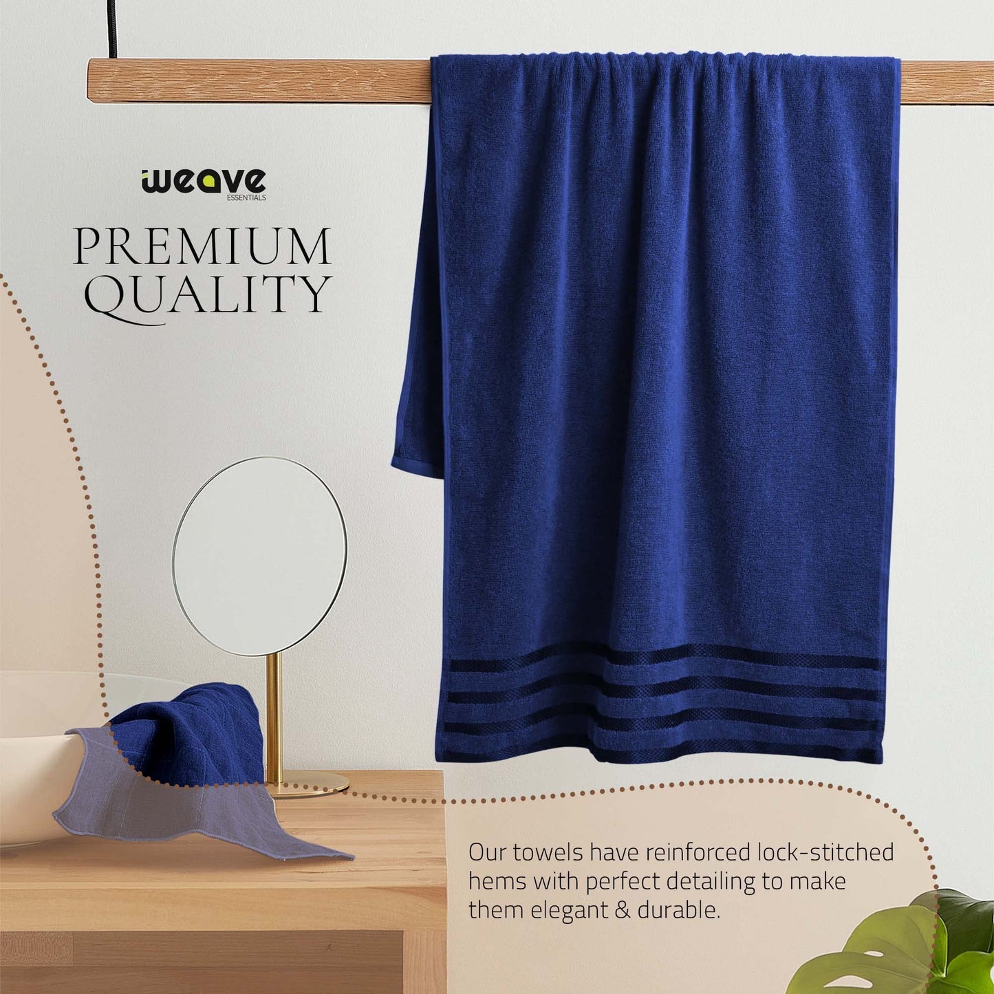 2-Pack Jumbo Viscose Bath Sheets - Ultra Soft, Quick-Dry, 90x180cm