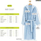 TERRY HOODED BATHROBE: 2 POCKETS & WRAP BELT-Bathrobe-Weave Essentials-Pale Pink-L/XL-Weave Essentials