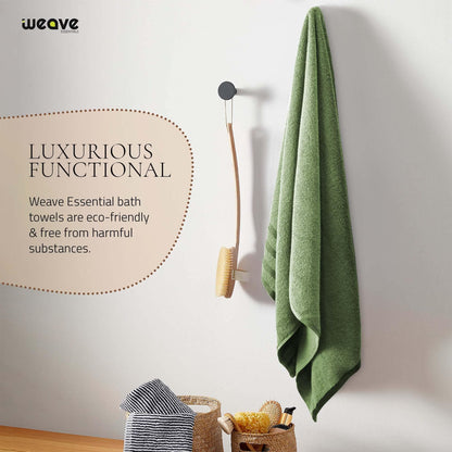 2-Pack Jumbo Viscose Bath Sheets - Ultra Soft, Quick-Dry, 90x180cm