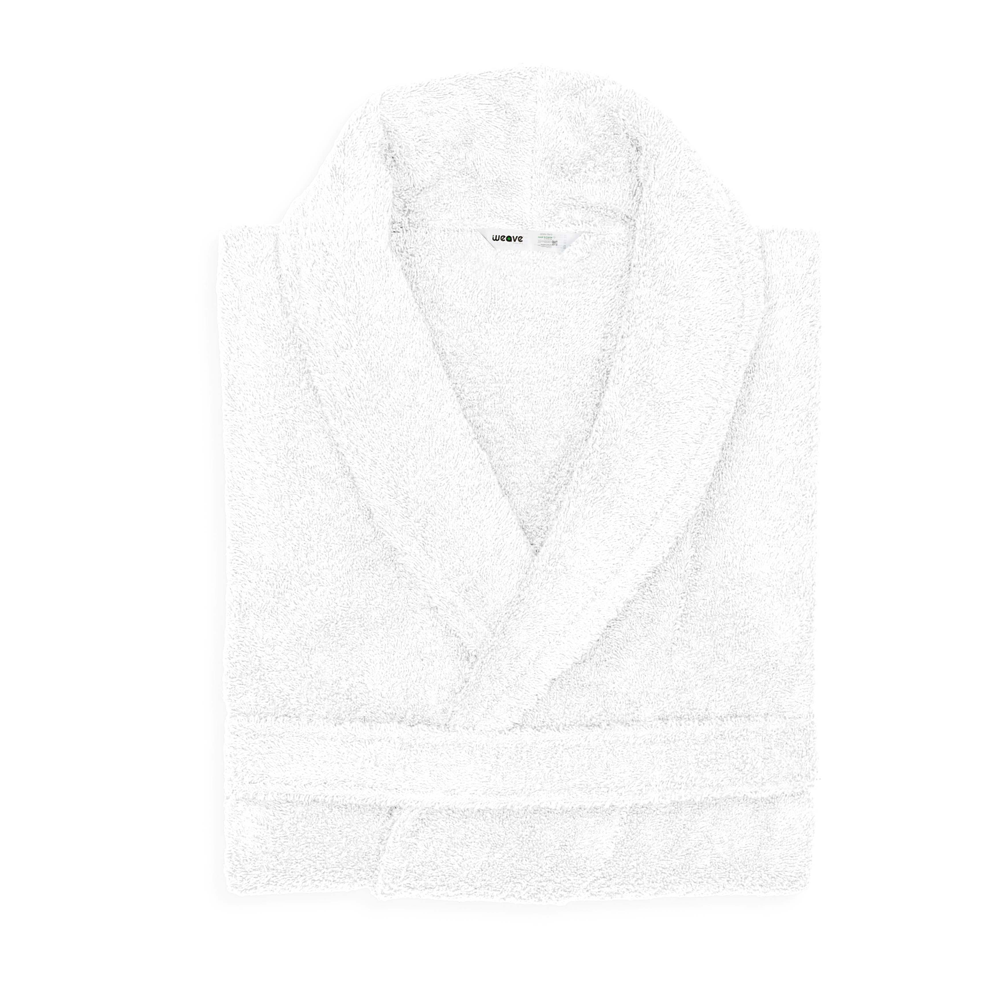 White terry towelling dressing gown deals