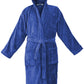 COMBED COTTON TERRY TOWELING BATHROBE-Bathrobe-Weave Essentials-Royal Blue-S/M-Weave Essentials