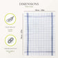 PACK OF 5 PURE LINEN KITCHEN DISH CLOTHS-Kitchen Dish Cloth-Weave Essentials-Silver Grey-Weave Essentials