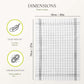 PACK OF 5 PURE LINEN KITCHEN DISH CLOTHS-Kitchen Dish Cloth-Weave Essentials-Silver Grey-Weave Essentials