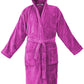 COMBED COTTON TERRY TOWELING BATHROBE-Bathrobe-Weave Essentials-Fucshia-S/M-Weave Essentials