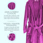 COMBED COTTON TERRY TOWELING BATHROBE-Bathrobe-Weave Essentials-White-S/M-Weave Essentials