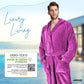 COMBED COTTON TERRY TOWELING BATHROBE-Bathrobe-Weave Essentials-White-S/M-Weave Essentials