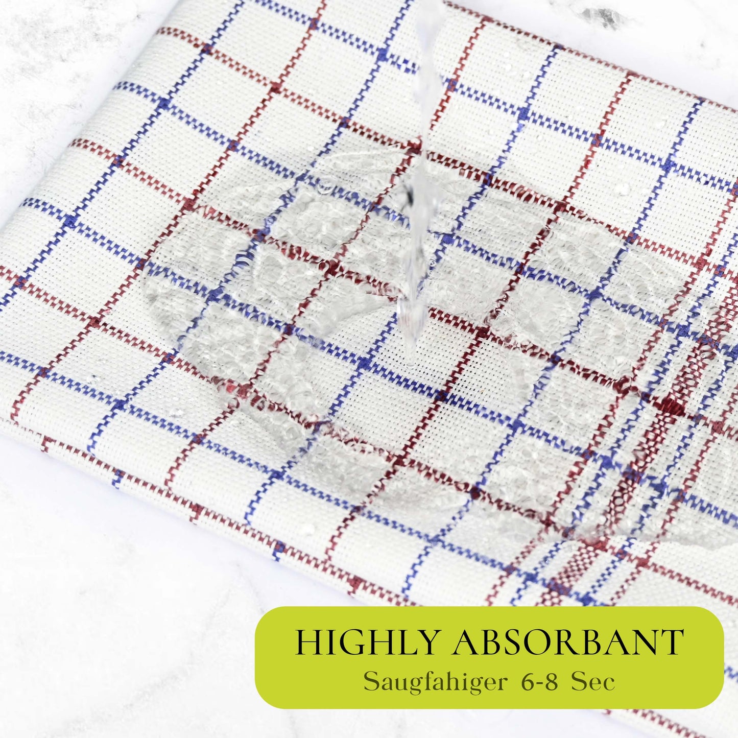 PREMIUM 10 PC COTTON CHECK DESIGN KITCHEN TOWEL-Kitchen Towel-Weave Essentials-Weave Essentials