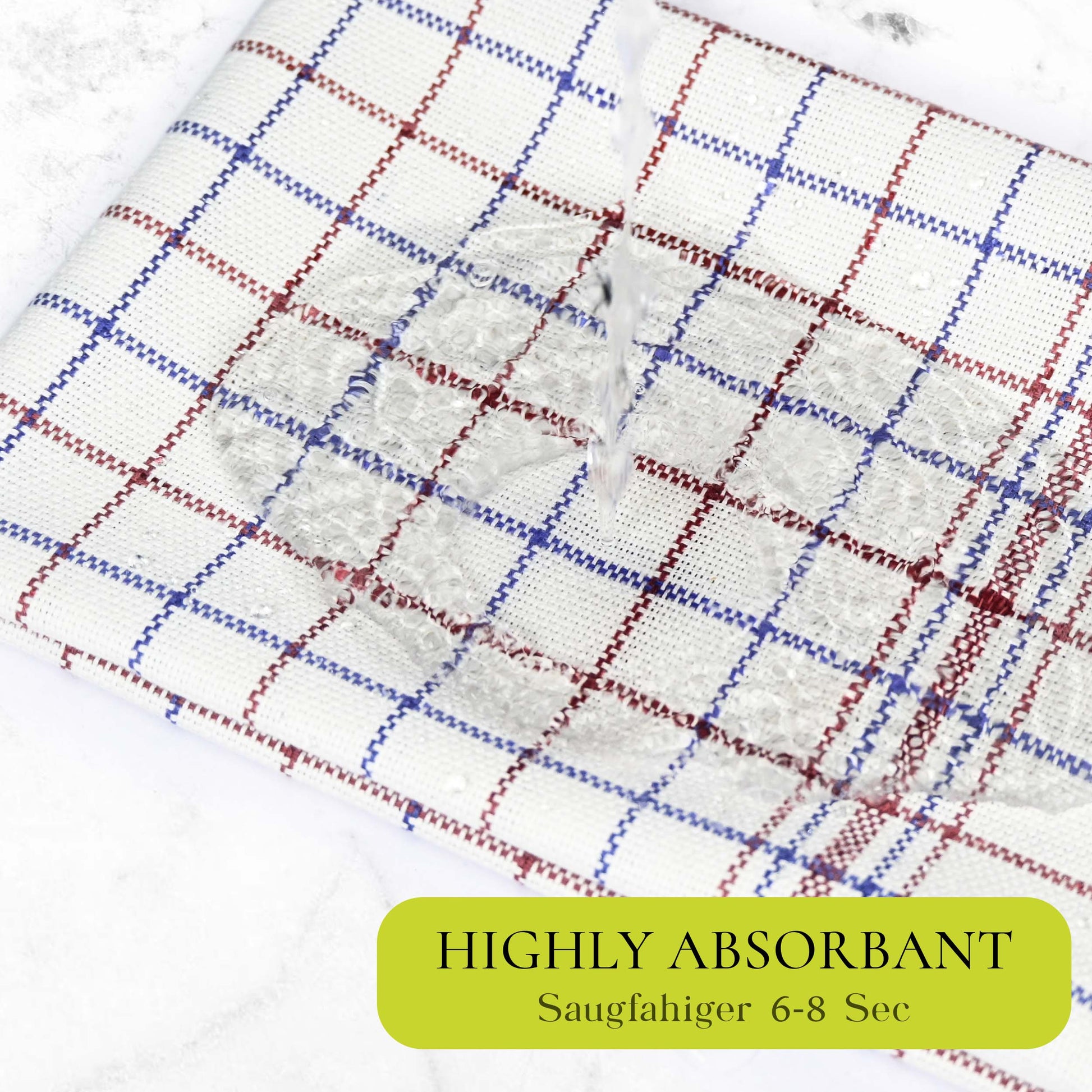 PREMIUM 10 PC COTTON CHECK DESIGN KITCHEN TOWEL-Kitchen Towel-Weave Essentials-Weave Essentials