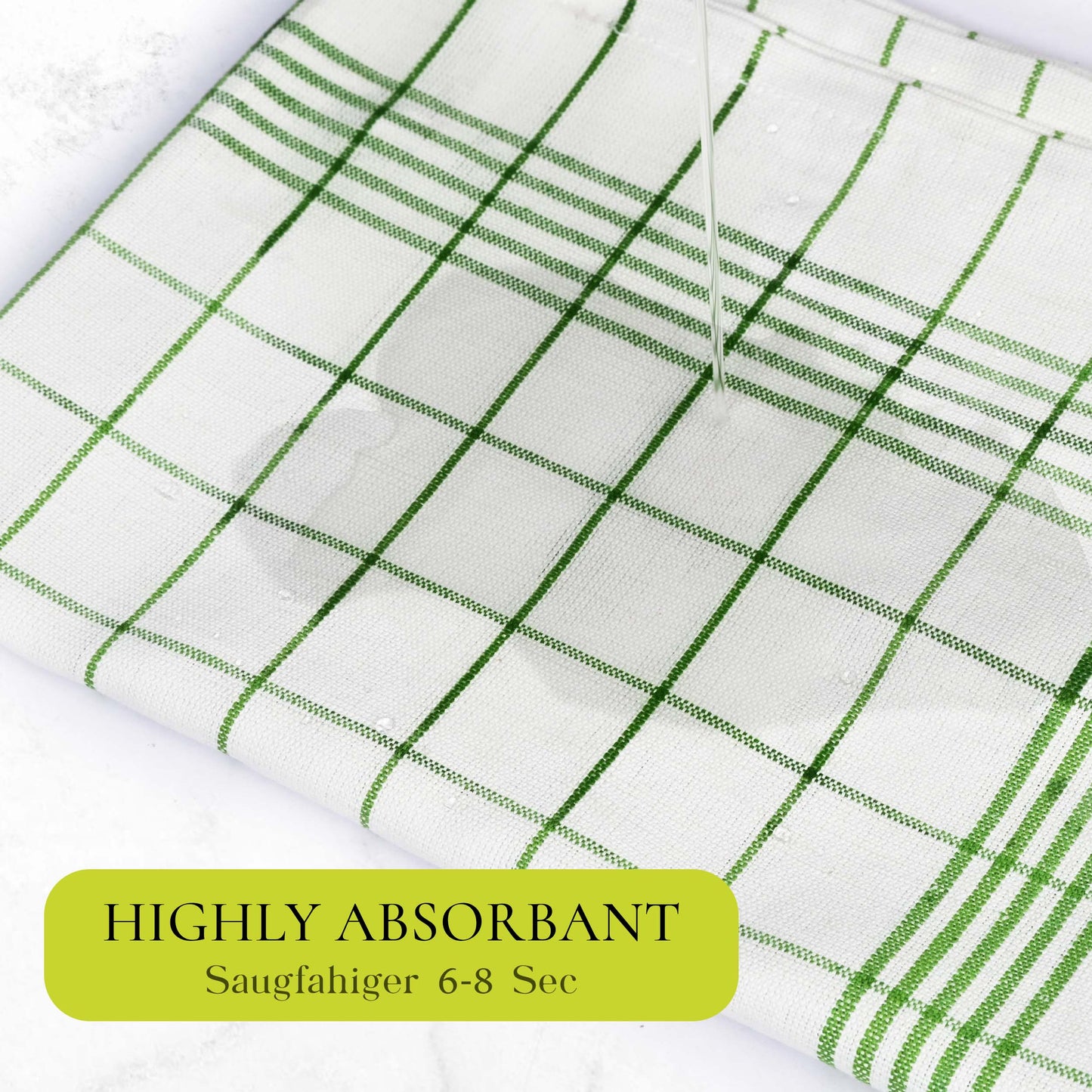 PACK OF 5 PURE LINEN KITCHEN DISH CLOTHS-Kitchen Dish Cloth-Weave Essentials-Silver Grey-Weave Essentials