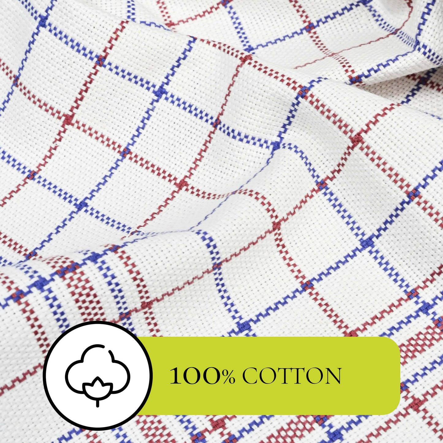 PREMIUM 10 PC COTTON CHECK DESIGN KITCHEN TOWEL-Kitchen Towel-Weave Essentials-Weave Essentials