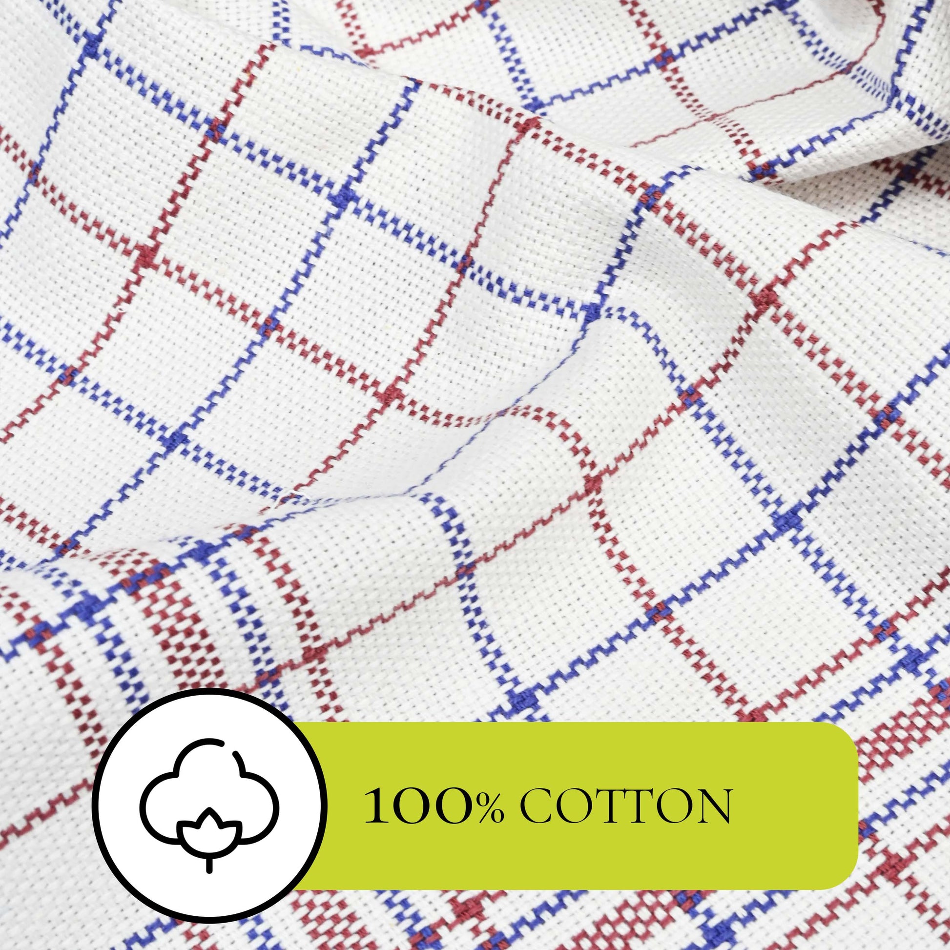 PREMIUM 10 PC COTTON CHECK DESIGN KITCHEN TOWEL-Kitchen Towel-Weave Essentials-Weave Essentials
