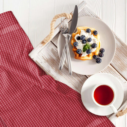 12 PC KITCHEN TOWEL SET: 4 HAND TOWEL & 8 DISH CLOTH-Kitchen Tea Towel-Weave Essentials-Silver Grey-Weave Essentials
