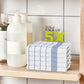 PACK OF 5 PURE LINEN KITCHEN DISH CLOTHS-Kitchen Dish Cloth-Weave Essentials-Silver Grey-Weave Essentials