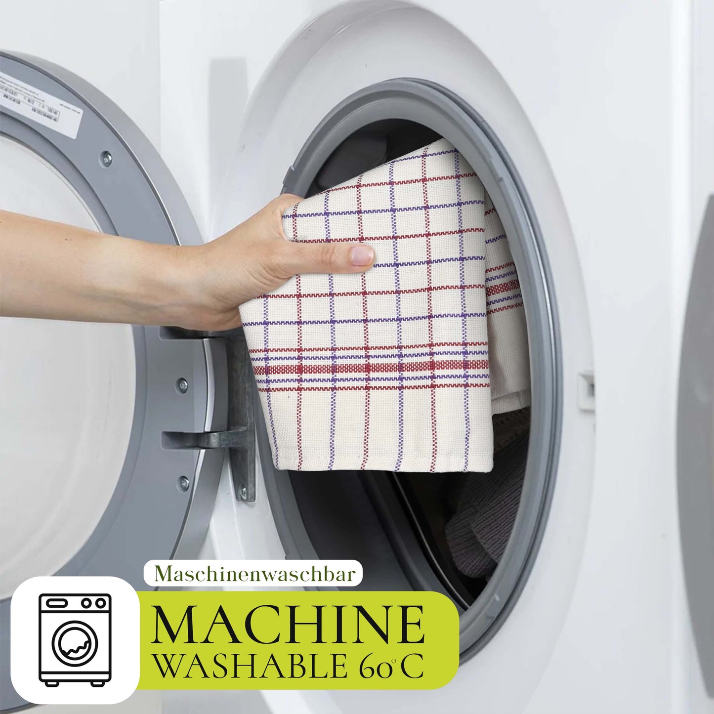 PREMIUM 10 PC COTTON CHECK DESIGN KITCHEN TOWEL-Kitchen Towel-Weave Essentials-Weave Essentials