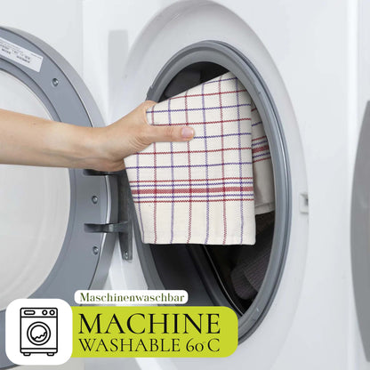 PREMIUM 10 PC COTTON CHECK DESIGN KITCHEN TOWEL-Kitchen Towel-Weave Essentials-Weave Essentials