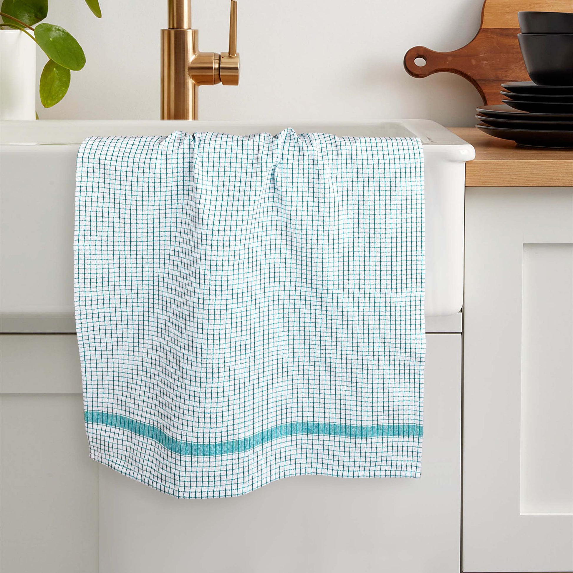 12 PC KITCHEN TOWEL SET: 4 HAND TOWEL & 8 DISH CLOTH-Kitchen Tea Towel-Weave Essentials-Silver Grey-Weave Essentials