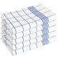 PACK OF 5 PURE LINEN KITCHEN DISH CLOTHS-Kitchen Dish Cloth-Weave Essentials-Marine Blue-Weave Essentials