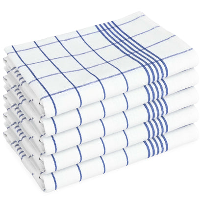 PACK OF 5 PURE LINEN KITCHEN DISH CLOTHS-Kitchen Dish Cloth-Weave Essentials-Marine Blue-Weave Essentials