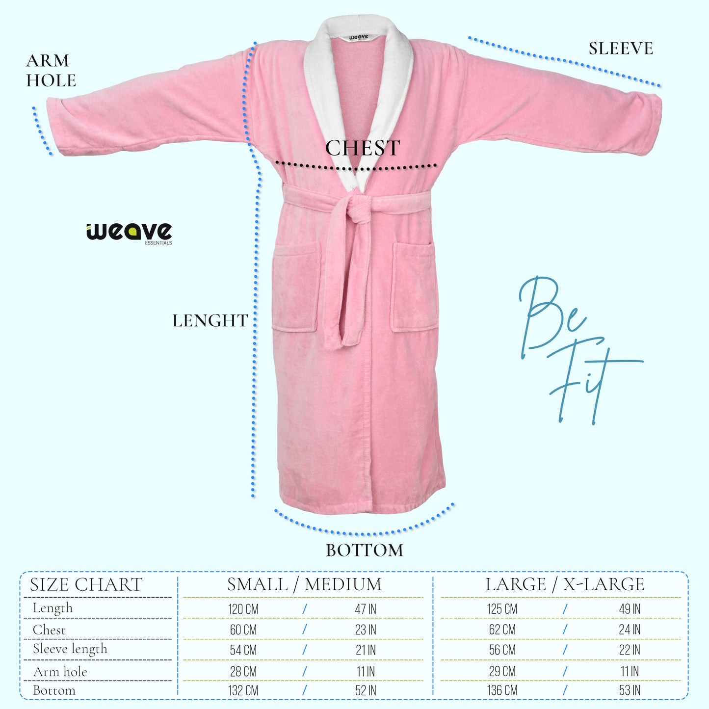 COMBED COTTON TERRY TOWELING BATHROBE-Bathrobe-Weave Essentials-White-S/M-Weave Essentials