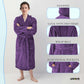 COMBED COTTON TERRY TOWELING BATHROBE-Bathrobe-Weave Essentials-White-S/M-Weave Essentials