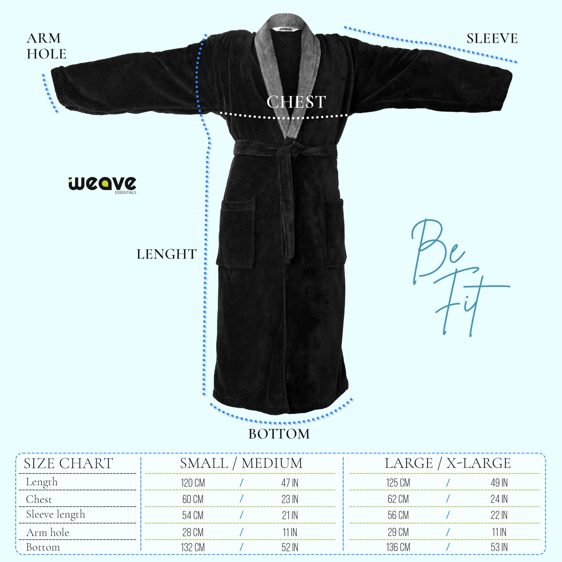 COMBED COTTON TERRY TOWELING BATHROBE-Bathrobe-Weave Essentials-White-S/M-Weave Essentials